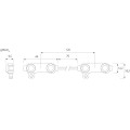Moduł LEDlink Samsung LED gMAX2 12V 160° 0,9W IP68 - wymiary
