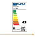 Klasa energetyczna - Taśma LED podwójna COB 640 LED/m 24V 18W/m neutralna 4000K IP20 12mm