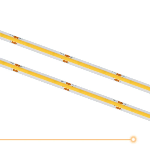 Taśma LED COB 480 LED/m 10W/m Ciepła Biała 3000K 24V IP20