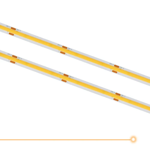 Taśma LED COB 320LED/m 24V 8W/m ciepła 3000K IP20