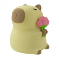 Lampka dziecięca Kapibara Florystka (z kwiatkiem)