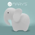 Lampka nocna LED Słoń biały RGB z pilotem MARY'S
