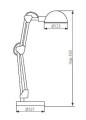  lampka biurkowa PIXA KT-40 biała 